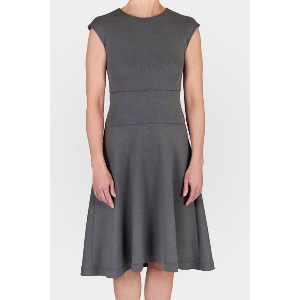 NEW BUKI neo-tech a-line dress in grey